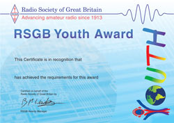RSGB Youth Award 